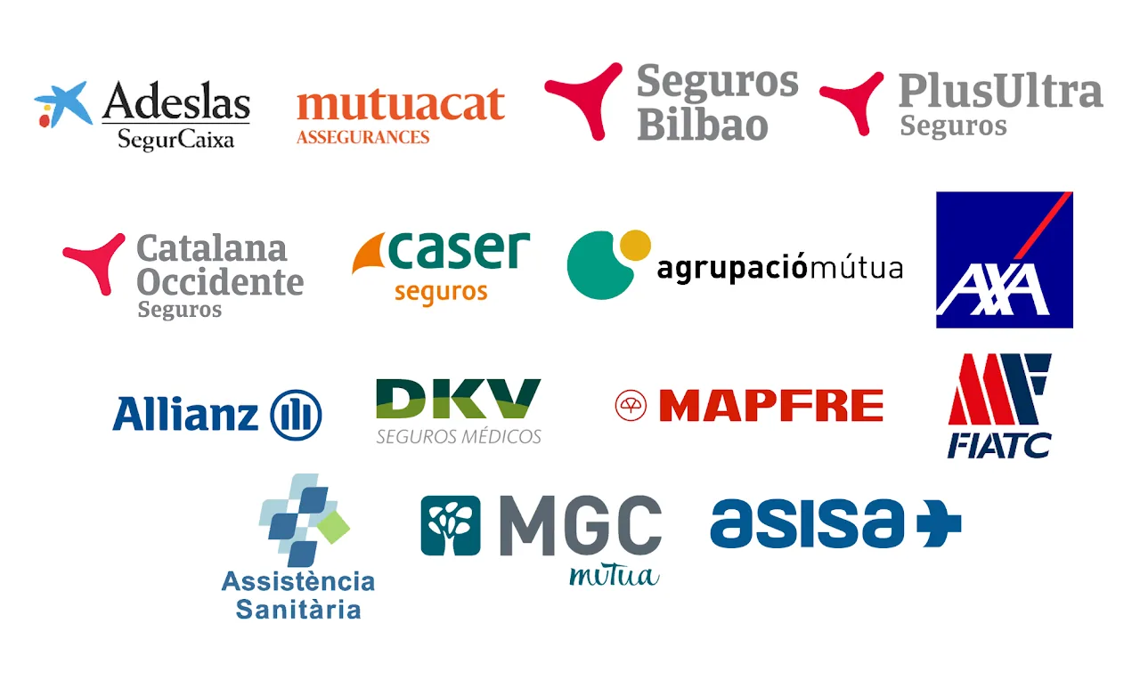 Logos de mútues col·laboradores